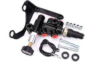 WOWAUTO 260-13190 Universal Combination Proportioning Valve and Mounting Bracket Lines Kit-Wilwood Style with Adjustable Knob
