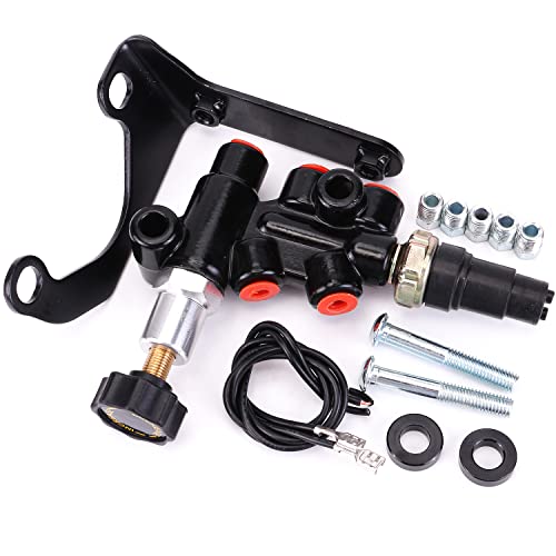 Photo 1 of 260-13190 Universal Combination Proportioning Valve and Mounting Bracket Lines Kit-Wilwood Style with Adjustable Knob