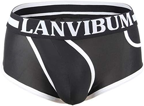 Men's Underwear Sexy Breathable Modal Boxer Briefs Low Rise Cool Bulge Pouch Comfortable Underpants