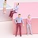 100pcs Painted Model Train People Figures Scale 1:50