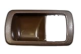 PT Auto Warehouse TO-2532B-2RH - Inside Interior Inner Door Handle Trim/Bezel, Brown - Passenger Side