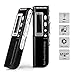 Voice Recorder, Digital Voice Recorder, 8GB Portable Audio Sound Recorder Dictaphone, Voice Activated Recorder with MP3 Player for Lecture, Interview, Class, Speech, Podcast Recording, Group Talking