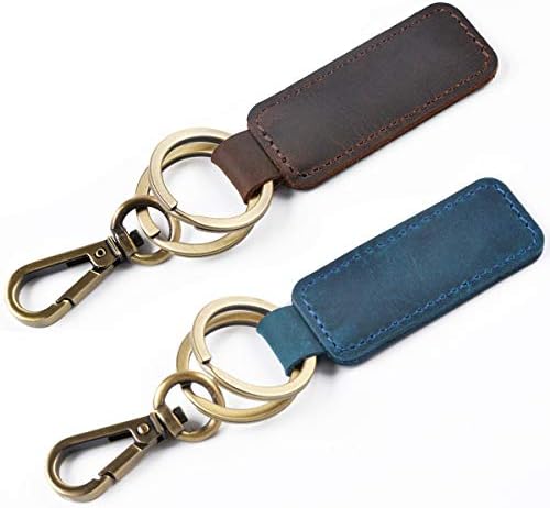 キーリング メンズ 感謝価格 本革 レザー 小型 バイク 男女兼用 家の 車 キーホルダー