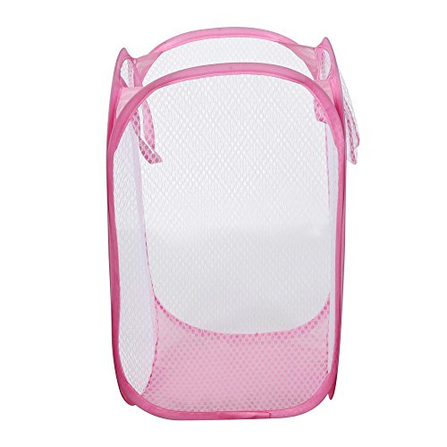 Mesh Storage ,Simayixx Clearance Sale! Foldable Pop Up Washing Laundry Basket Bag Hamper Mesh Storage Pueple