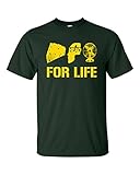 Jacted Up Tees Green Bay Cheese Head Fan for Life Men's T-Shirt SHIPS FROM OHIO USA