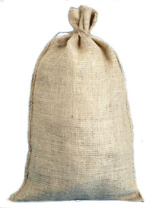 18" X 24" Burlap Bags with Drawstring - Lot of 5