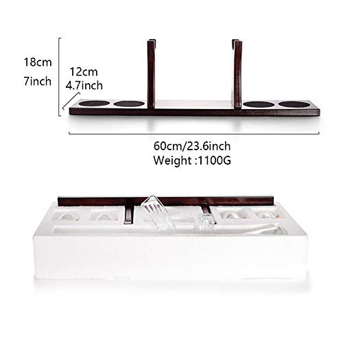 Whiskey Decanter Set, 800ML Elegant Rifle Whiskey Decanter with 4 Bullet Glasses And Pine Base, Lead Free High White Glass, for All Spirits Liquor - Perfect Gift - Thumbnail 6