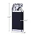Jet Torch Cigar Lighter Soft/Jet Flame Switchable Cigarette Lighter with Adjustable Flame Dial, Butane Refillable for Tobacco Pipe & Cigar