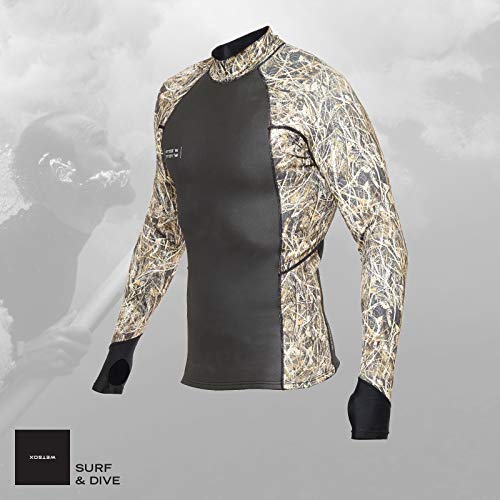 WETSOX Wetsuit Base Layer/Flexible/Multi Season/Multi Use / 1MM Insulation Camo - Thumbnail 2