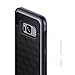 Caseology for Galaxy S8 case [Parallax Series] - Slim Protective Secure Grip with Textured Geometric Design Case for Galaxy S8 - Black/Orchid Gray