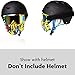 PP PICADOR Motorcycle Goggles Removable Face Mask, Detachable Motocross Dustproof UV Protective Sports Goggles for Dirt Bike, Road Racing, ATV Helmet,Adult,Youth(Multicolor)