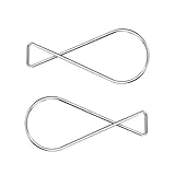 Houseables Ceiling Hook Clips, 100 Pack, 2.5
