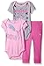 PUMA Girls' 3-Piece Bodysuit and Pant Set