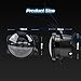 Liteway Pair 4 Inch 30w Cree Led Fog Lights Projector Driving Light DRL for 07-16 Jeep Wrangler JK Led Offroad Fog Lamp Front Bumper Lights, 2 Years Warranty
