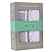 Ely's & Co Wearable Blanket Baby Sleep Bag 2 Pack I Grey Grid (3-6 Months)