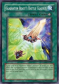 Yu-Gi-Oh! - Gladiator Beast's Battle Gladius (GLAS-EN056) - Gladiators Assault - 1st Edition - Common