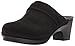 crocs Women's Sarah Suede Clog Mule, Black, 7 M US
