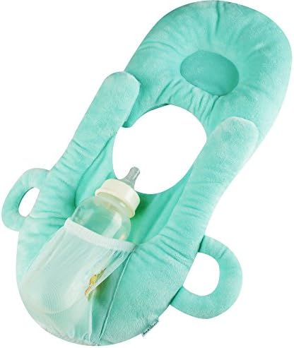 Pillow Suitable for 0-24 months Newborn baby, Multifunctional Nursing Pillow Breastfeeding Baby Sitting Learning Pillow By Ammazona (Blue)