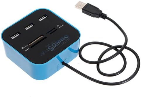 5-in-1 480Mps Combo Hub Card Reader With LED Light.