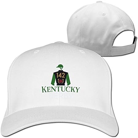 LuN 2016 Kentucky Derby 142 Classic Solid White Baseball Cap Peaked Hat Unisex