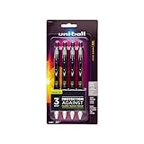 uni-ball 207 Retractable Gel Pens, Ultra Micro Point (0.38mm), Black, 4 Count (Packaging may vary)