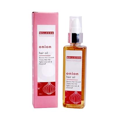 BELLEZON PROFESSIONAL Onion Hair Oil for Hair Growth & Hair Fall Control