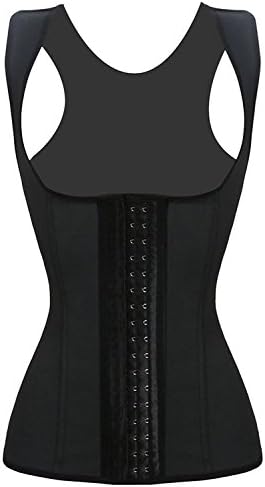 Fierce Honey Women's Neoprene Waist Training Abdominal Vest, Black, Large