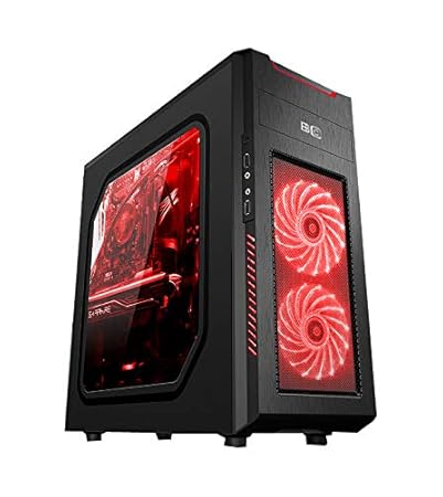 Amazon In Buy Bbc 0667br Gaming Cabinet With 3 0 One 33 Led Fan