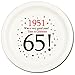 1951 - 65TH BIRTHDAY DESSERT PLATE (8CT)