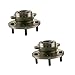 Longgo Premium Front Wheel Bearing and Hub Assembly (2 Pack) with ABS & 5 Lug, Replacement for 513286, Compatible with Dodge Journey 2009-2020