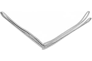 Flairs New York Gentleman's Essentials Weekend Casual White Pocket Square