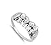 Women's Elephant Pair Classic Ring New .925 Sterling Silver Band Size 8