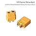 AUTOUTLET XT30/XT60 Bullet Connectors Plugs Male & Female for RC Car/Boat/LiPo Battery (10 Pairs XT60 Connectors Plugs)