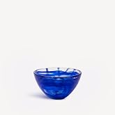Blue/Blue Small Contrast Bowl by Kosta Boda