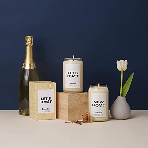 Homesick Premium Scented Candle, New York Scents of Apple Peel