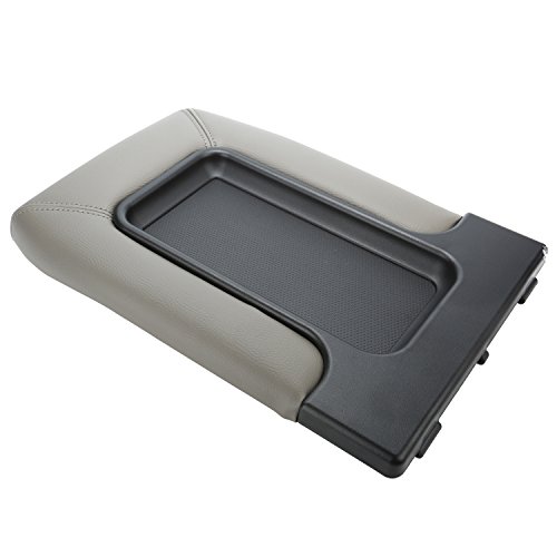 Vesul Grey Armrest Center Console Cover Replacement Lid Kit Fits on Chevy Chevrolet Silverado,Tahoe,Suburban Avalanche,GMC Sierra,Yukon XL,Cadillac Escalade VehiclesÂ 1999-2007