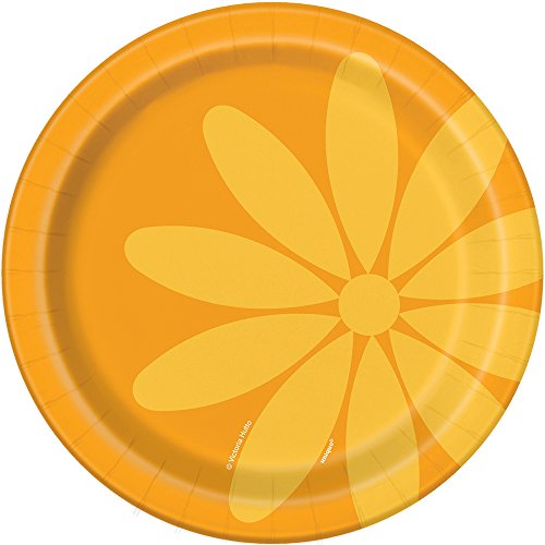 Summer Flower Dessert Plates, 8ct