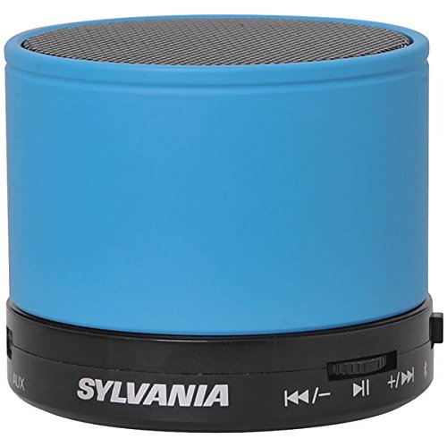 Sylvania SP631-Blue Portable Bluetooth Speaker with FM Radio