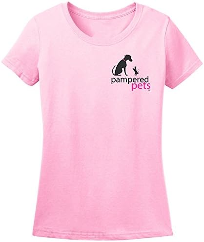 Pampered Pets PAWS Edition Women's 5 oz "Bad Decisions Make Great Stories" HD T-Shirt, Small, Classic Pink
