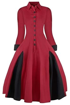 Vestido vintage tipo abrigo, de estilo victoriano, de mujer, los años