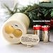 GiveU Moving Wick Flameless 10 Key Remote & Timer 3-Inch by 5/6/7-Inch Set of 3 Pillar Led, Battery Candles Flicker, Ivory, Ivory