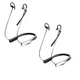SYNCO Xtalk S2 Wireless Intercom Headset System Full-Duplex 2.4G,AI Noise Cancellation Duel-Mode for Work and Life Neckband Design for Outdoor Sports Gym Wedding (S2/2 PCS)