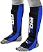 RDX Shin Guards for Kickboxing, Muay Thai, Approved by SATRA, Neoprene Instep Leg Protector Foam Pads, Protective Gear for Martial Arts, Sparring, BJJ Training and Boxing