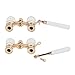 Aomekie Opera Glasses Binoculars 3X25 Theater Glasses Lorgnette Mini Binocular Compact with Handle for Adults Women in Musical Concert（White）