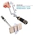Bluetooth Selfie Stick - Self-Portrait Monopod with Cell Phone clamp