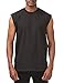 Pro Club Men's Heavyweight Sleeveless Muscle T-Shirt, Black, Large