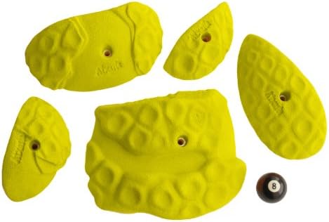Atxarte Granite Cracked Eggs Climbing Holds, Yellow