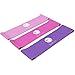Belus Resistance Bands and Core Sliders Sets for Women - Pink and Purple - Home and Gym Fitness Equipment - Best for Full Body Workouts, Exercise and Stretching - Bonus Carry Bag and Digital Guides