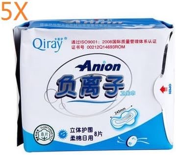 Winalite Qiray Anion Sanitary Napkin Daily use (5 package)