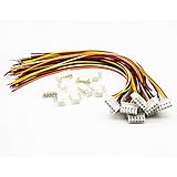 Allytech 10Pcs 4S 14.8V JST-XH 5pin RC Lipo Battery Balance Extension Charger Plug